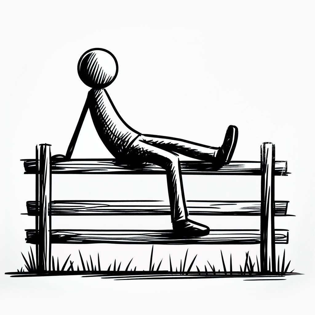 The subtle art of sitting on the fence